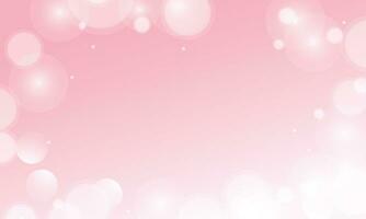 Vector bokeh pink abstract background