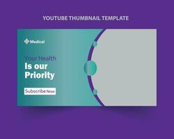 video thumbnail for healthcare, medical, doctor, pharmacy, clinic. vector