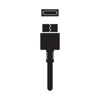 usb icon vector