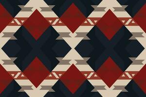 Modern geometric shapes patterns, seamless vector illustration. Pattern designs with modern geometric shapes can be printed as a background image or used for rugs, carpets, or textile fabric.