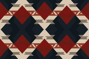 Modern geometric shapes patterns, seamless vector illustration. Pattern designs with modern geometric shapes can be printed as a background image or used for rugs, carpets, or textile fabric.