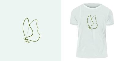 t shirt design template, Butterflies spread their wings and scratch their feathers vector