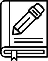 Sketchbook Vector Icon Design