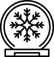 Snow globe Vector Icon Design