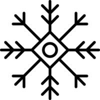 Ice crystal Vector Icon Design