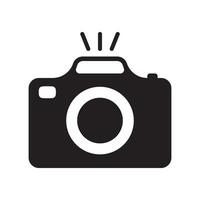 Camera icon, Photo camera vector icon flat design style.