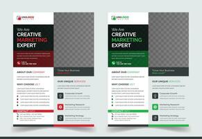 Corporate Business Flyer Template With Color Combination, Brochure Design, Annual Report, Poster, Flyer in A4, Promotion, Advertise, Publication, Cover Page, vector