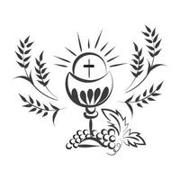 Christian Symbol design for print vector