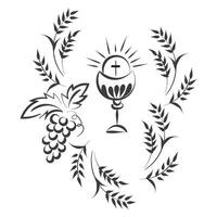 Christian Symbol design for print vector
