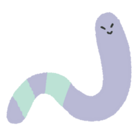 gusano púrpura dibujos animados animal planta png