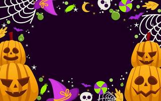 fondo de elemento espeluznante de halloween vector