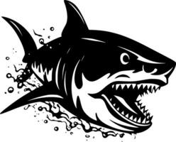 Shark - High Quality Vector Logo - Vector illustration ideal for T-shirt graphic