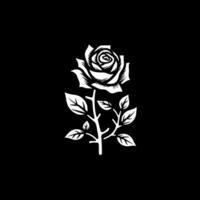 Roses, Black and White Vector illustration