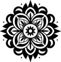 Mandala - Minimalist and Flat Logo - Vector illustration