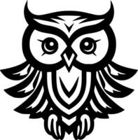 Owl - High Quality Vector Logo - Vector illustration ideal for T-shirt graphic