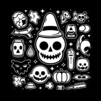 Hallowe'en - High Quality Vector Logo - Vector illustration ideal for T-shirt graphic