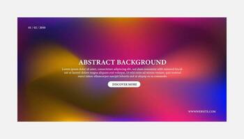 Modern Abstract Background Design with Gradient and Grain Texture. Minimalist Gradient Background with geometric shapes for Website design, landing page, wallpaper, banner, poster, flyer. vector