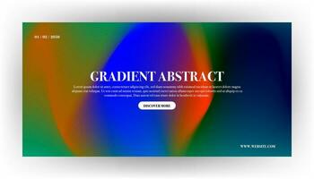 Modern Abstract Background Design with Gradient and Grain Texture. Minimalist Gradient Background with geometric shapes for Website design, landing page, wallpaper, banner, poster, flyer. vector