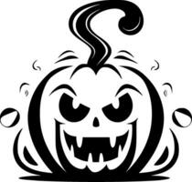 Hallowe'en, Black and White Vector illustration