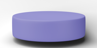 3D, cylinder podium display scene of minimal geometric platform base isolated on transparent background png file.