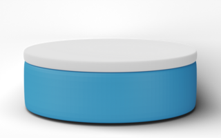 3d, Zylinder Podium Anzeige Szene von minimal geometrisch Plattform Base isoliert auf transparent Hintergrund png Datei.