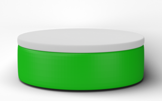 3d, cylindre podium afficher scène de minimal géométrique Plate-forme base isolé sur transparent Contexte png déposer.