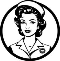 Nurse - High Quality Vector Logo - Vector illustration ideal for T-shirt graphic