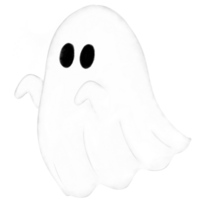 Halloween ghost flying to the left png