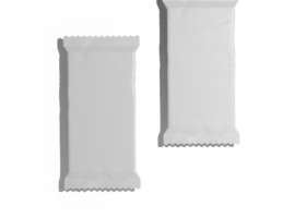 plastic inpakken voor snacks mockup png