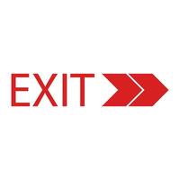 exit icon vector