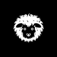 Sheep - Minimalist and Flat Logo - Vector illustration