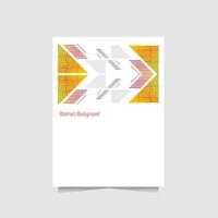 resumen fondo - anual reporte perspectivas - un libro cubrir diseño vector