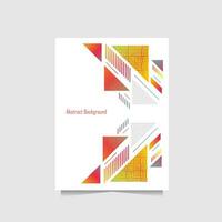 Abstract Backdrop - Annual Report Insights - A Book Cover Design vector