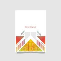 resumen fondo - anual reporte perspectivas - un libro cubrir diseño vector