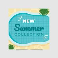 Poster or banner for Best of Summer and Year End Sale vector