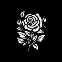 rosas - minimalista y plano logo - vector ilustración