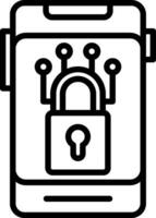 Cyber Security Vector Icon Design