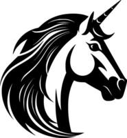 Unicorn, Minimalist and Simple Silhouette - Vector illustration