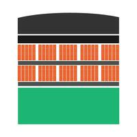 stadium icon vector