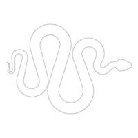 icono de vector de serpiente