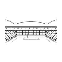 stadium icon vector