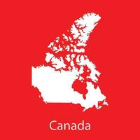 canada map icon vector