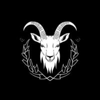 Goat - Minimalist and Flat Logo - Vector illustration