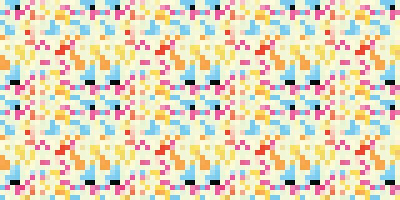 Pixelated Colorful Vibrant Geometric grid modern abstract pixel Noise Vector texture, Tile seamless pattern background