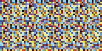 Pixelated Colorful Vibrant Geometric grid modern abstract pixel Noise Vector texture, Tile seamless pattern background
