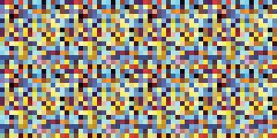 Pixelated Colorful Vibrant Geometric grid modern abstract pixel Noise Vector texture, Tile seamless pattern background