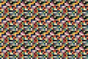 Pixelated Colorful Vibrant Geometric grid modern abstract pixel Noise Vector texture, Tile seamless pattern background