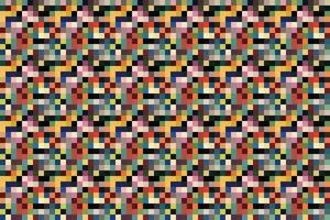 Pixelated Colorful Vibrant Geometric grid modern abstract pixel Noise Vector texture, Tile seamless pattern background