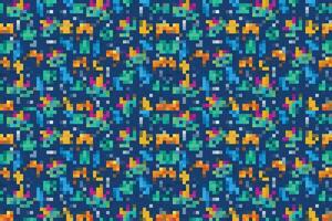 Pixelated Colorful Vibrant Geometric grid modern abstract pixel Noise Vector texture, Tile seamless pattern background