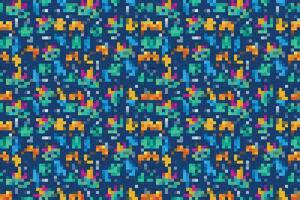 Pixelated Colorful Vibrant Geometric grid modern abstract pixel Noise Vector texture, Tile seamless pattern background